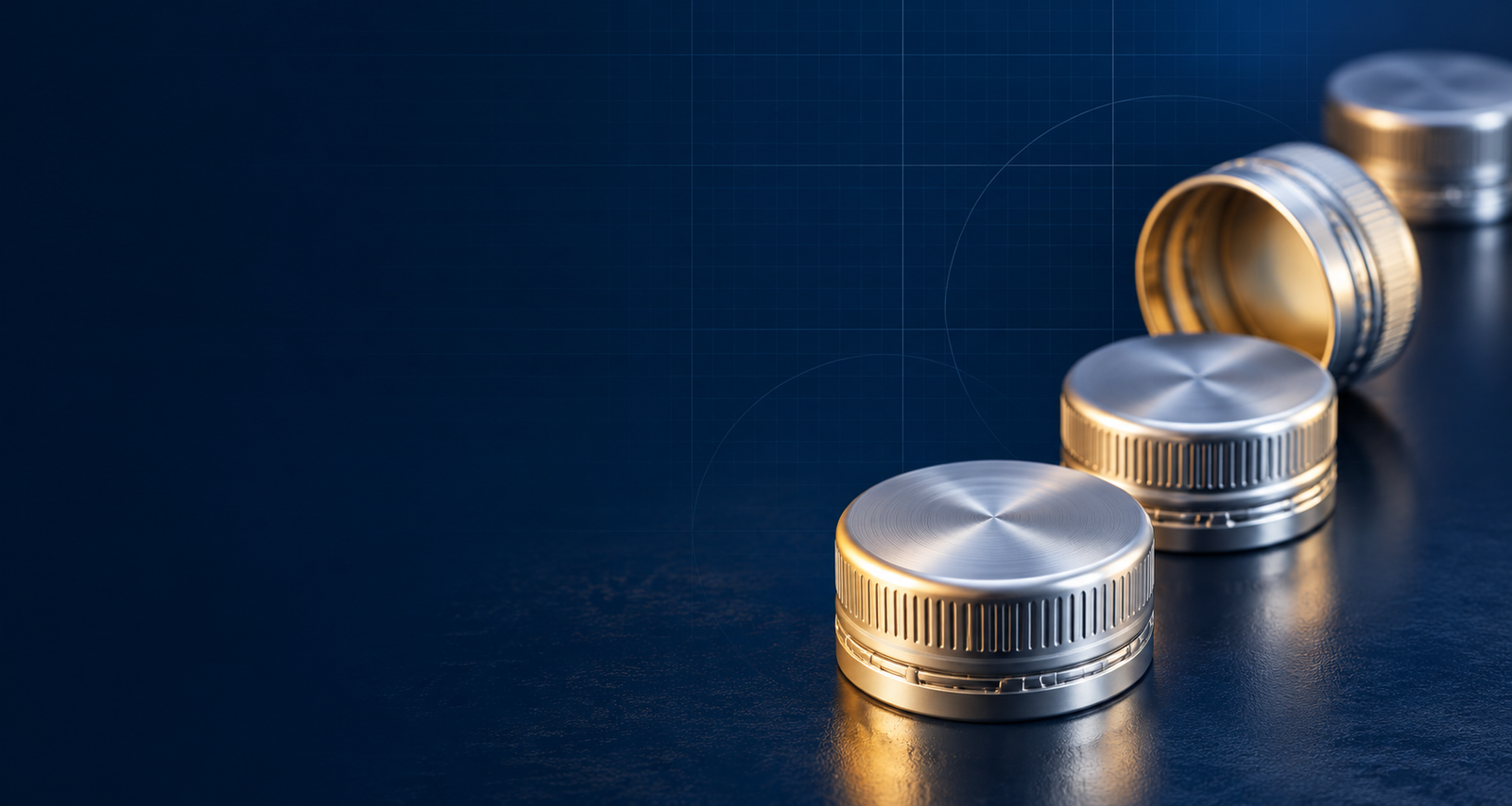 Precision aluminium closures